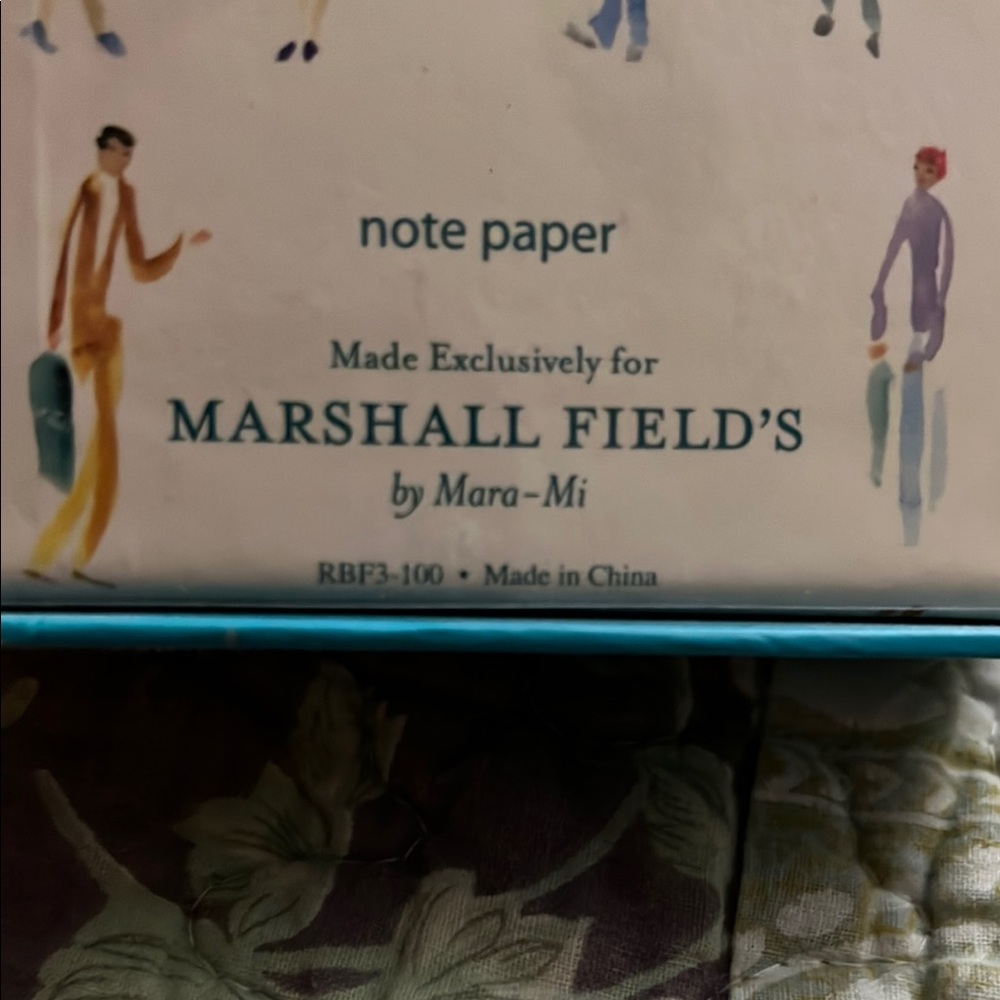 Marshall Field’s souvenir note paper caddy - Picture 2 of 4